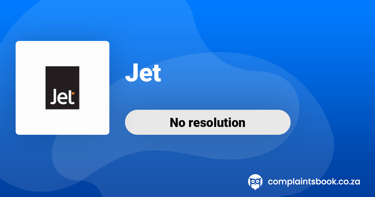Jet Account issues