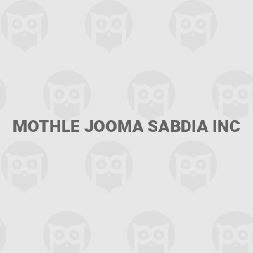 Mothle Jooma Sabdia Inc