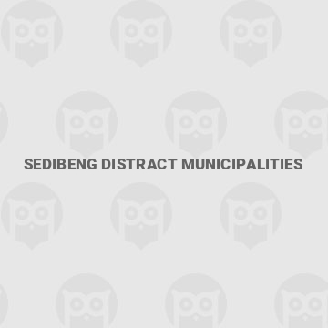 Sedibeng Distract Municipalities
